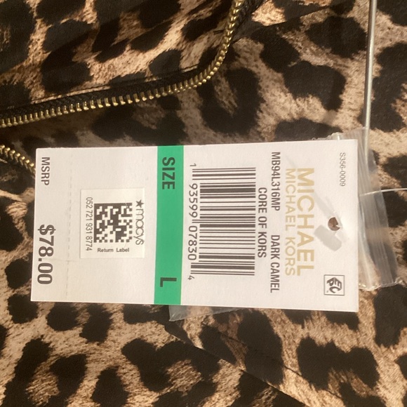 Michael Kors Animal Print Blouse - Picture 3 of 5